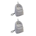 thumbnail image 1 of relayinert Cloth Lightweight And Practical Shoulder Bag For Everyday Practical Gifts Spacious School Backpack LightGray 2Set, 1 of 6