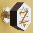 thumbnail image 2 of IBA Indianbeautifulart White Engraved Knobs Pack of 10 Wooden Wardrobe Door Knobs Drawer Pull, 2 of 3