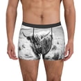 thumbnail image 2 of Goofa Yak Printed Men's Boxer Briefs Underwear, Moisture-Wicking Underwear, Trunk,Soft and Breathable Cotton Underwear-XX-Large, 2 of 9