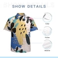 thumbnail image 7 of High Quality Hawaiian Shirts for Men Short Sleeve Aloha Beach Shirt Floral Summer Casual Button Down Shirts Blouses MLV2TH, 7 of 7