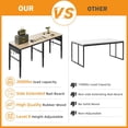 thumbnail image 2 of 72" Adjustable Heavy Duty Workbench with Power Outlets & Pegboard, 2000 LBS Capacity Rubber Wood Top Work Table for Garage, Workshop, Home & Commercial, 2 of 6