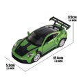 thumbnail image 3 of MAKEDA 1/36 escala Diecasts Cars Porsche 911 GT3 RS deportes-coches modelos de aleación vehículos Juguetes,1978 Green, 3 of 7
