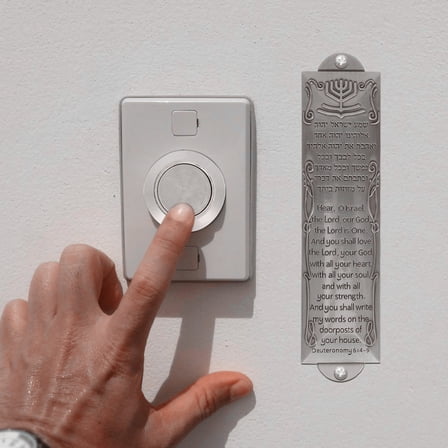 UPKOCH 1 Set of Silver Metal House Blessing Decor Vintage Scroll Plaque for Home Decoration