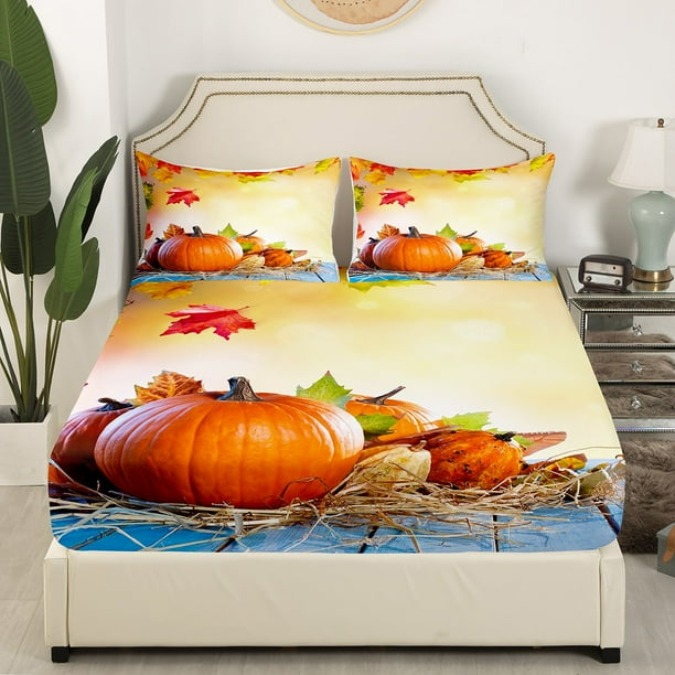 (2) Disney shops Fall Pumpkin Harvest Twin Blankets