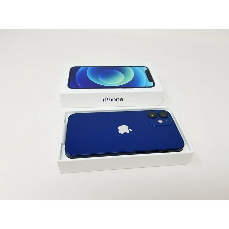 Apple iPhone 12 Mini, 64GB, Blue - Unlocked (Renewed)