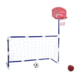 thumbnail image 1 of 2 In 1 Basketball Hoop Set, Sports Center Kids Basketball Football Sports Set Children Indoors Outdoors Parent Child Interactive Toys, 1 of 8