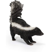 Hi-Line Gift Ltd. Walking Skunk Statue, Black and White