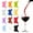 Butterfly, variant on 12pc Silicone Drink Identifier Clips For Parties Efficient Nonslip Glass Markers With Multiple Color