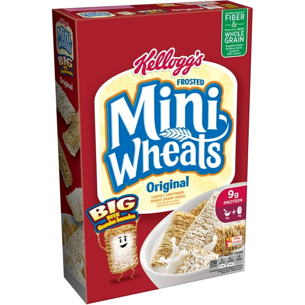 Kellogg's Frosted MiniWheat Original Big Bite Cereal, 18 oz