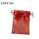 thumbnail image 5 of Inteprter Bolsa de tul de 30 Uds., exquisita bolsa con cordón, bolsas de almacenamiento de ñame, bolsas de joyería para jabón, cuerda, Kits de decoración para fiestas rojo 9*12cm, 5 of 6