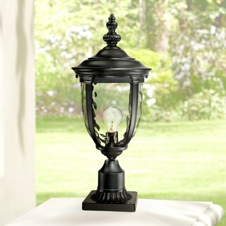 John Timberland Vintage Outdoor Post Light Black 21