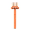 thumbnail image 1 of Hair Brush Cleaning Tool Set, 2pc Mini Comb Cleaner with Nylon Bristles and Plastic Handle, Dual-Sided Brush for Hair Removal from Brushes, Compact & Easy-to-Use, 1 of 1