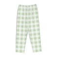 thumbnail image 4 of Fotbe Green Checkboard Women's Pajama Pants,Sleepwear Pants,Pj Bottoms Drawstring And Pockets-XX-Large, 4 of 9