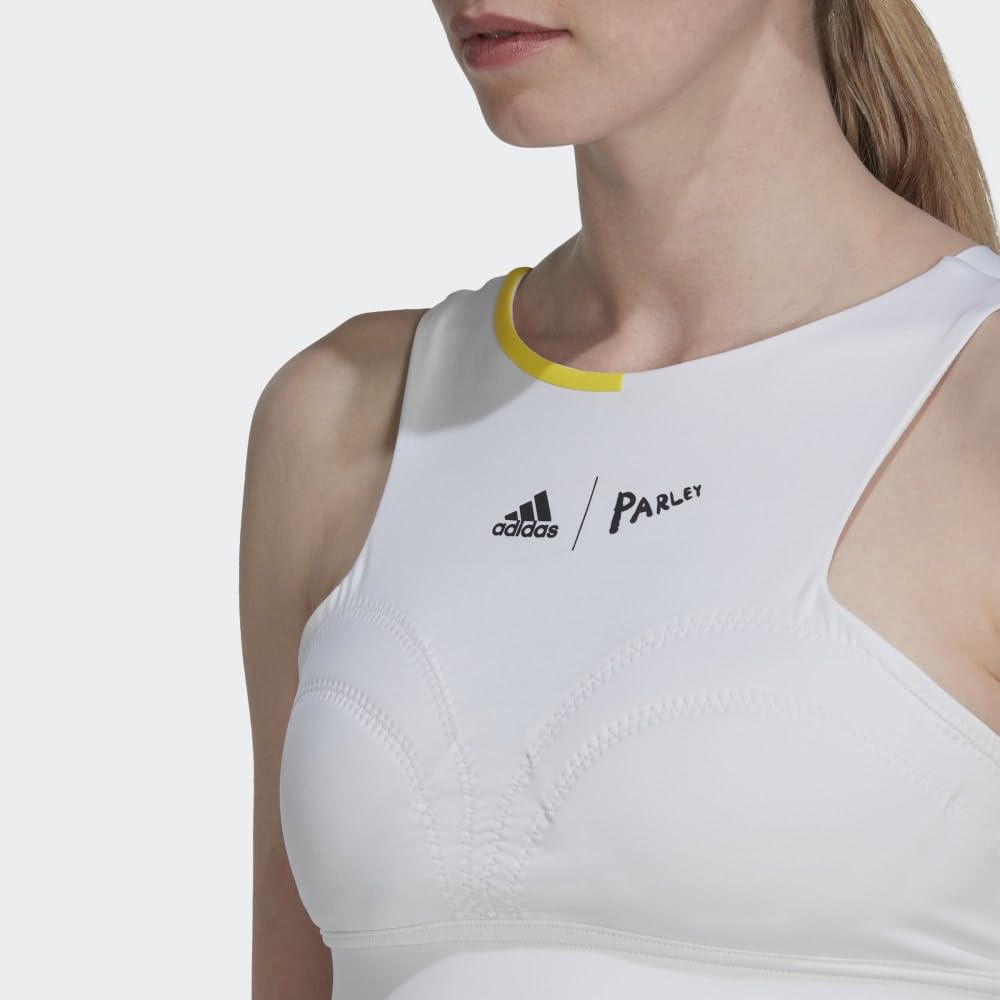 Adidas Parley London Women's Tennis Crop Tank White photo 5