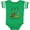 Football Green and White, variant on Inktastic There's No Party Like Mardi Gras With Partying Seafood Boys or Girls Baby Bodysuit