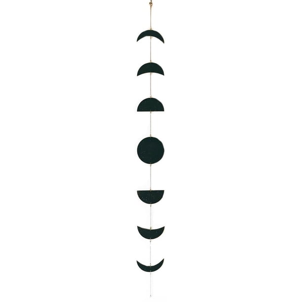 Nuevos Adornos De Ciclo Lunar De Estilo Bohemio Decoración Colgante De Pared De Estilo Nórdico Guirnalda De Fase Lunar Decoraciones De Pared Para Decorar El Hogar matsuzay HA022317-00