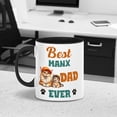 thumbnail image 4 of Best Manx Dad Ever Happy Father's Day 11oz Accent Two-tone Mug Cat Lover Kitten Owner Gifts Coffee Tea Cup - 02006, 4 of 5