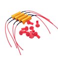 thumbnail image 2 of NARABB 4 Pcs 50W 6 LED Résistance de Charge Décodeur Fixer Hyper Flash Clignotants, 2 of 9