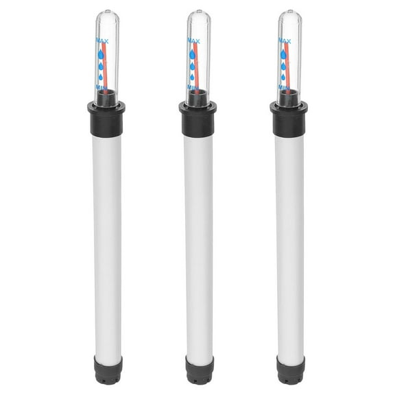 OFFIGAM Soil Moisture Meter 3-Pack White Plastic Tube for Indoor Plants Accurate Water Level Detection