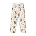 thumbnail image 2 of Vsdgher Fall Squirrel Print Mens Pajama Pants Sleep & Lounge Pants, PJ Bottoms With elastic waistb and Pockets, 2 of 5