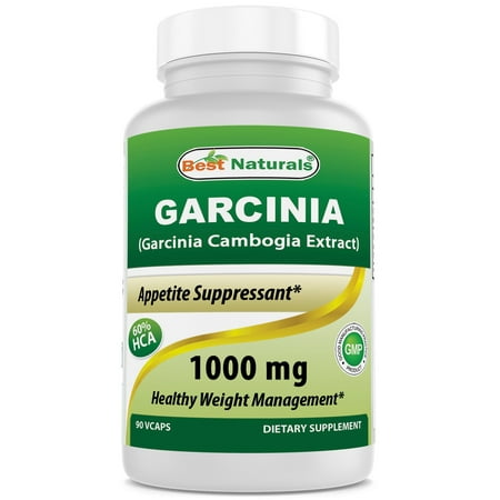 Best Naturals Garcinia 1000 mg 90 Vcaps - 60% HCA weight loss