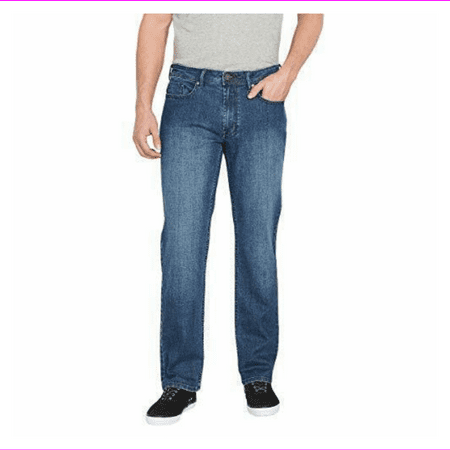 Buffalo David Bitton Men's Classic 5 Pocket Design Stretch Straight Fit Jean