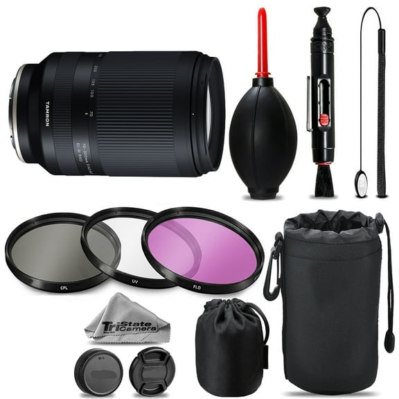 Tamron 70-300mm f/4.5-6.3 Di III RXD Lens for Sony E   UV   FLD   CPL   Blower Brush   Lens Pen
