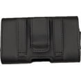 thumbnail image 4 of Horizontal Black leather case with rotating clip fits Samsung Rugby 4 Flip Phone, 4 of 7