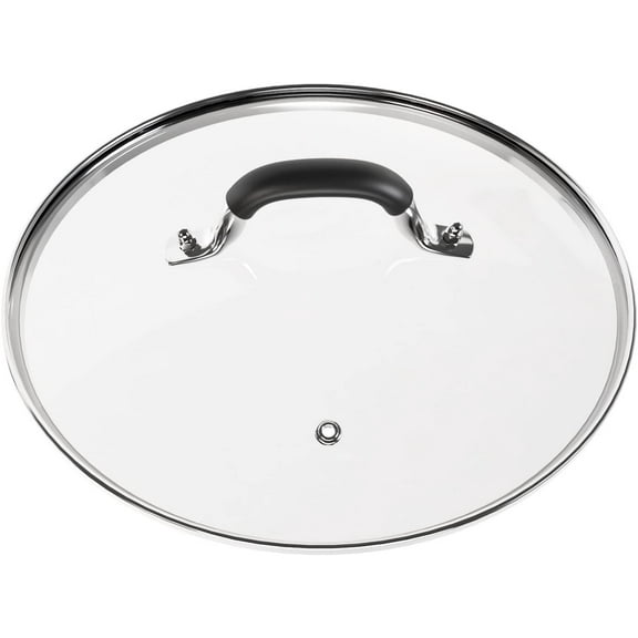 10.25 Inch Tempered Glass Lid Compatible with 10-10.25 Inch Lodge Cast Iron Skillet and 5 Quart Dutch Ovens