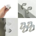 thumbnail image 2 of Uinagy Nappe en Acier Inoxydable Clip 4 Pcs, 2 of 8