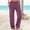 #13Purple, variant on Byworldtasic Wide Leg Yoga Pants for Women Womens Fashion Summer Solid Casual Pocket Elastic Waist Long Pants