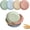 Big 4 Pcs 9', variant on Wheat Plastic Reusable Dinner Plates Unbreakable Dinner Dishes Outdoor Plates Sets Dishwasher Microwave Safe