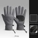 thumbnail image 1 of Windproof Fleece Driving Cycling Motorcycle Gloves Cold Weather Warm Lining Grip Steering Wheel Outdoor Sports Pair of 1, 1 of 8