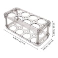 thumbnail image 2 of Caja de almacenamiento de huevos Almacenamiento Huevos Huevos Organizador de cocina Refrigerador Huevo Estante, 2 of 5