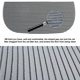 thumbnail image 5 of Alfombrilla Para Arena Para Gatos Alfombrilla Antideslizante Para Atrapar Arena Alfombrilla Para Control De Dispersión De Arena Para Gatos Que Ahorra Espacio Almohadilla Para Caja De Arena Manta Gris Moyic PT000955-00, 5 of 7