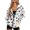 Colorful Pet Paws, variant on HELLHERO Pink Ribbon Pattern with Pockets Long Sleeve Sweatshirts for Fall Winter, Polyester Fabric Drawstring Hooded Jacket