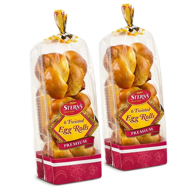Kosher Braided Challah Rolls | Traditional, Fresh & Delicious | Great for Shabbat or any Holiday | Kosher, Dairy & Nut Free | 2-13 oz Packs with 6 Challah Rolls Included Per Pack | LZHF
