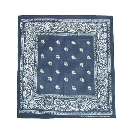 Sweetheart Bandana - Cotton Paisley All-Purpose Bandanas (Pack of 5 of Same Color)