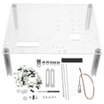 thumbnail image 1 of 1 Juego de caja de ordenador abierta / Chasis UATX DIY con soporte, 1 of 7