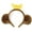 1, variant on Aellinatey Plush Headbands Monkey Ears Hair Hoop Cartoon Banana Performances Hairband