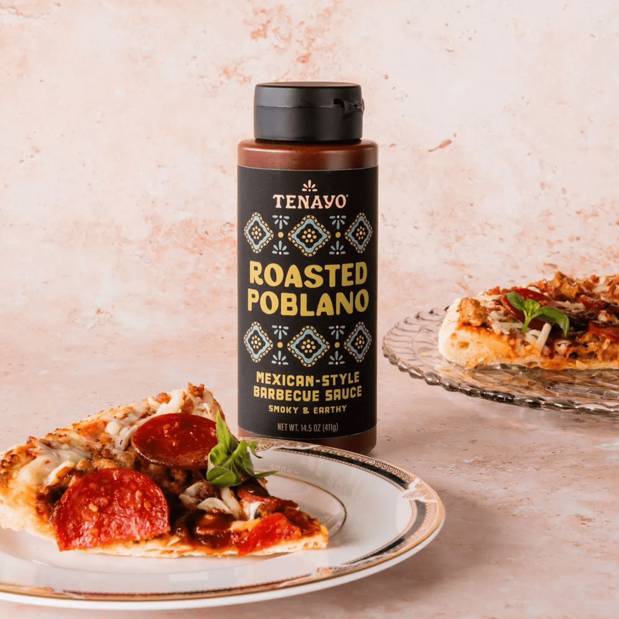 Tenayo Roasted Poblano Mexican-Style Barbecue Sauce, 14.5 oz