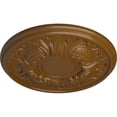 thumbnail image 3 of Ekena Millwork 11 3/4"OD x 1 1/4"P Wakefield Ceiling Medallion (Fits Canopies up to 3 5/8"), Hand-Painted Smokey Topaz, 3 of 7