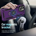 thumbnail image 4 of Case for iPhone 13 Pro Max Phone Case 13 Pro Max iPhone Case Purple for Women,with Finger Ring Holder Stand,Drop Protective Cover for Apple 13 Pro Max 6.7" Purple, 4 of 12