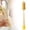 Yellow, variant on Bottle Cleaning Brush - 5-in-1 Cup and Straw Cleaning Set - Water Bottle Brush Cleaner for Mugs Glasses - Kitchen Dish Brush Tool -