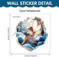 thumbnail image 3 of Adhesivos de pared 3D con lectura de hadas con pared rota, 3 of 3