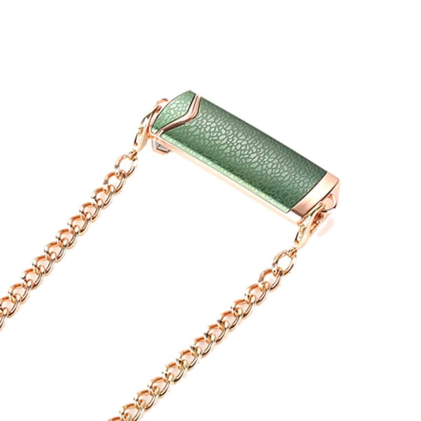 Matsuzay Clip trasero para teléfono móvil, desmontable, Universal, antipérdida, anticorrosivo, reemplazo de accesorios de cadena de viaje Relojes inteligentes Oro Verde