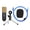 Golden, variant on YAHHU Golden Condenser Microphone Stable USB Desktop Tripod MIC High Sensitivity Adjustable Angle for PC Chatting Gaming Recording Podcast Equipment 9.06 inches / 23 cm