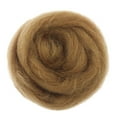 thumbnail image 3 of 10g Wool Corriedale Top Roving Wool Fibre Yarn Roving Crafts Materials , As Described Coffee, 3 of 5