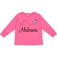 thumbnail image 3 of Inktastic Butterfly Alabama Boys or Girls Long Sleeve Toddler T-Shirt, 3 of 5