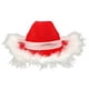 thumbnail image 2 of Sombrero de vaquero de estilo occidental, gorros de Navidad rojos para mujeres y niñas con decoración ligera, sombreros de , gorro de, 2 of 8